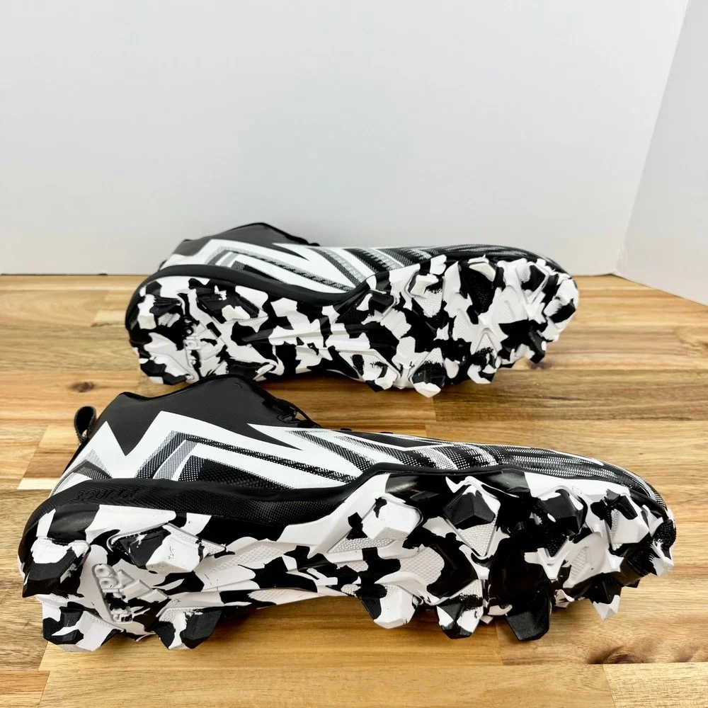 Adidas Freak Spark Football MD 23 Cleats Black White Iridescent Mens 15 - Picture 7 of 10